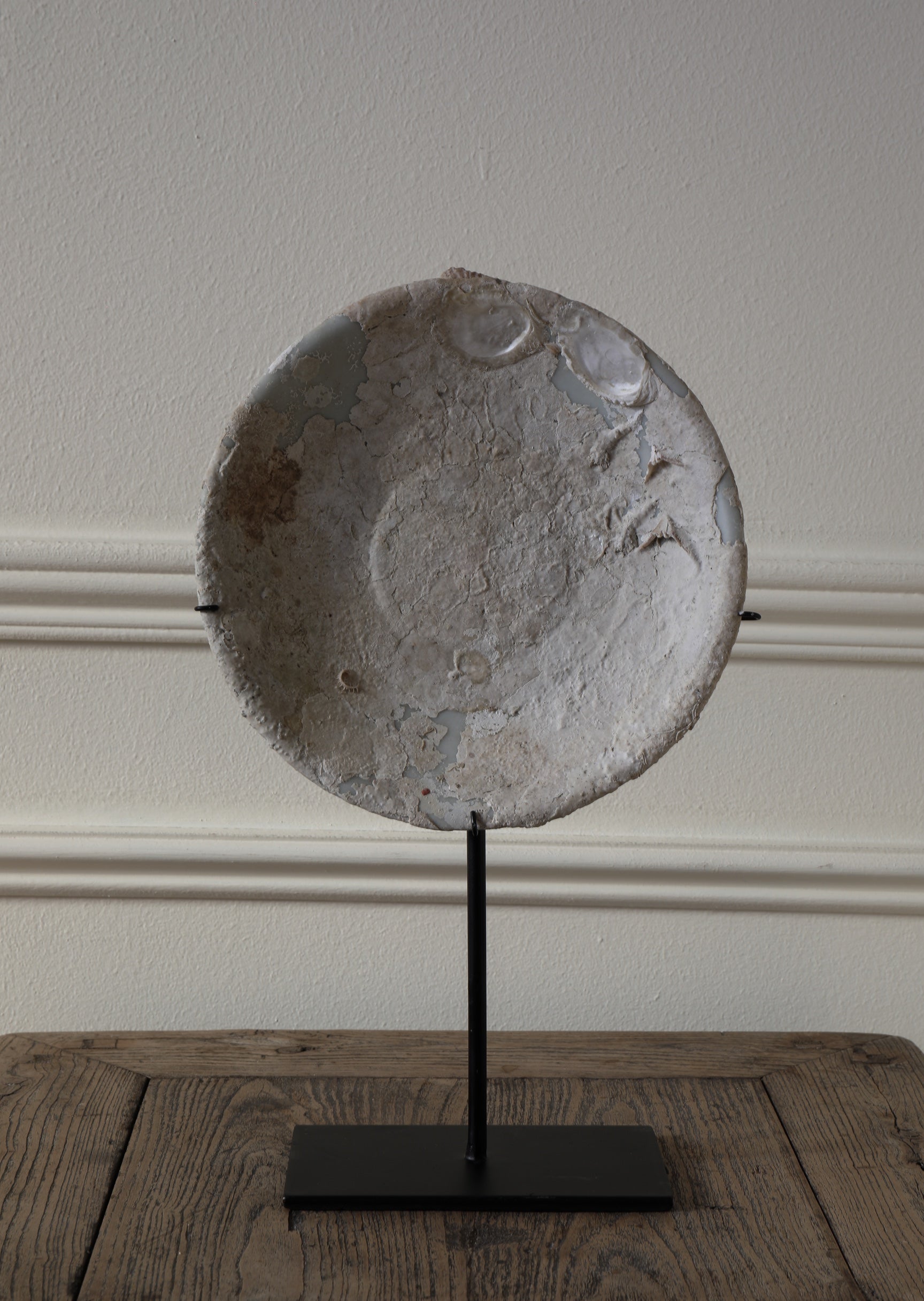 Antique wreckage plate on Stand VI