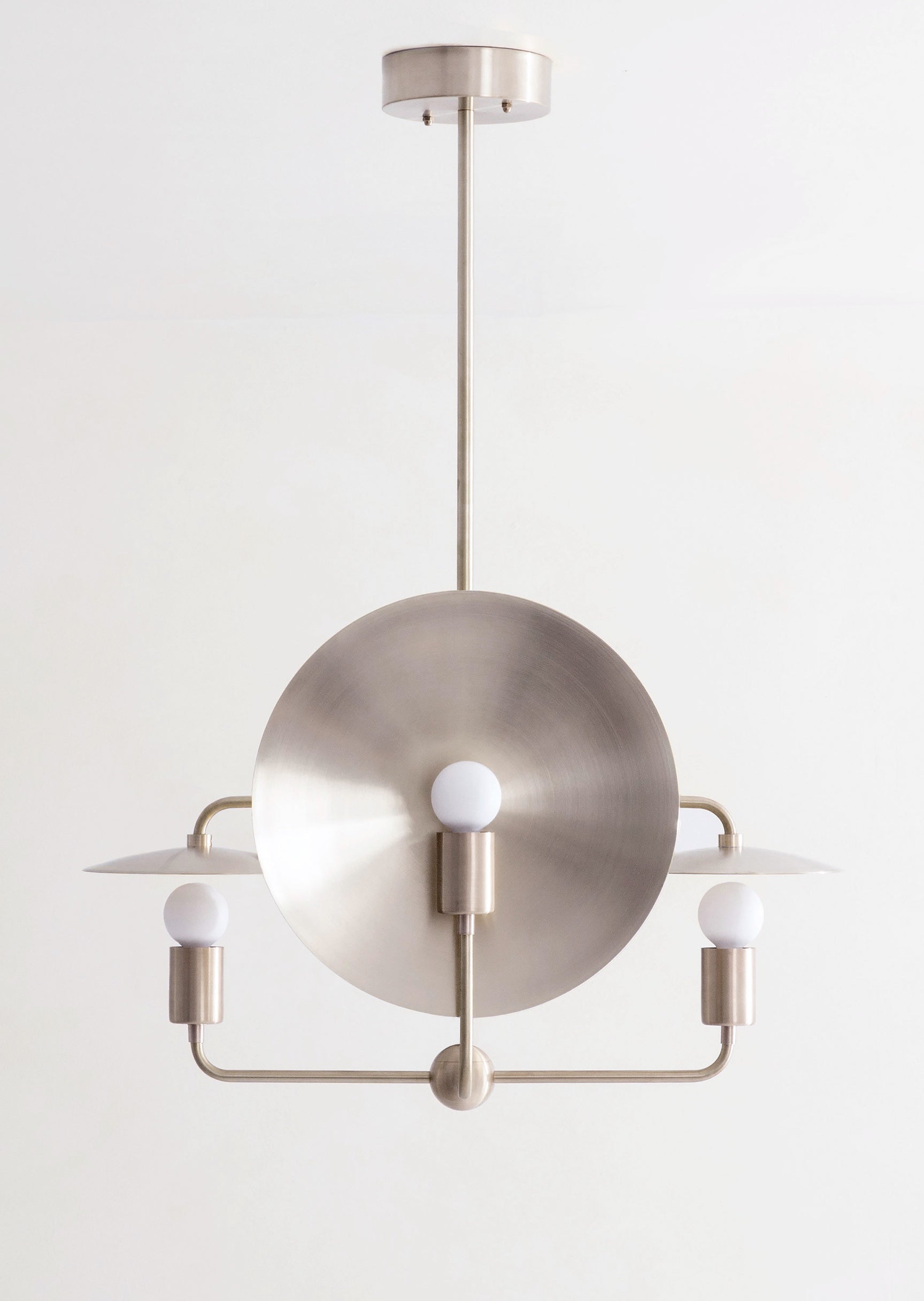Orbit Chandelier - Brushed Nickel