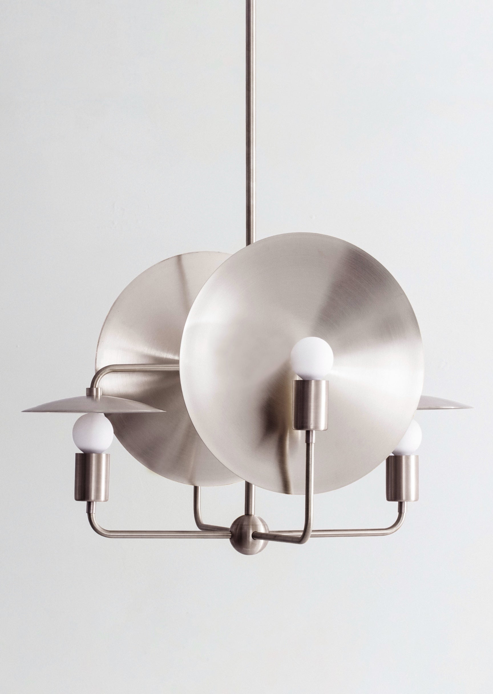 Orbit Chandelier - Brushed Nickel