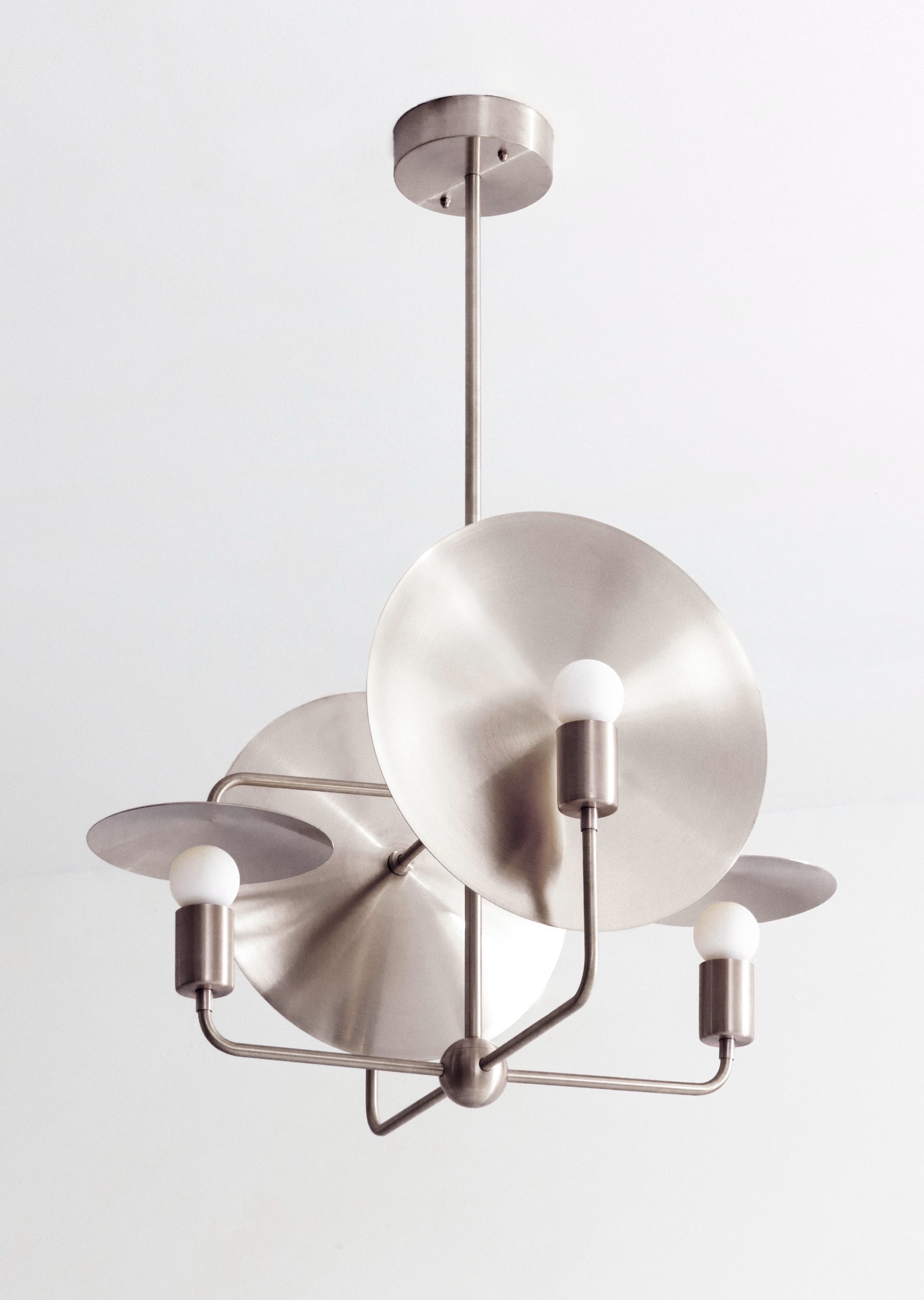 Orbit Chandelier - Brushed Nickel