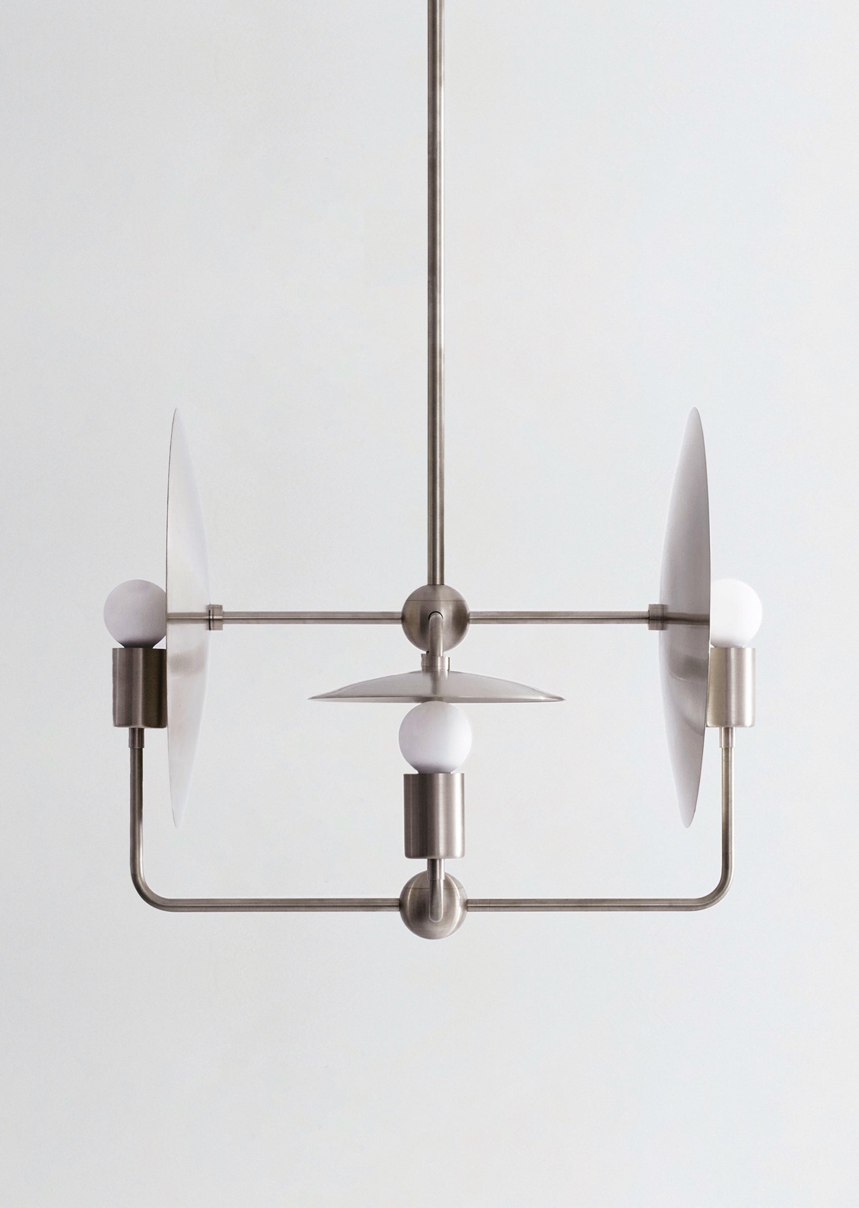 Orbit Chandelier - Brushed Nickel