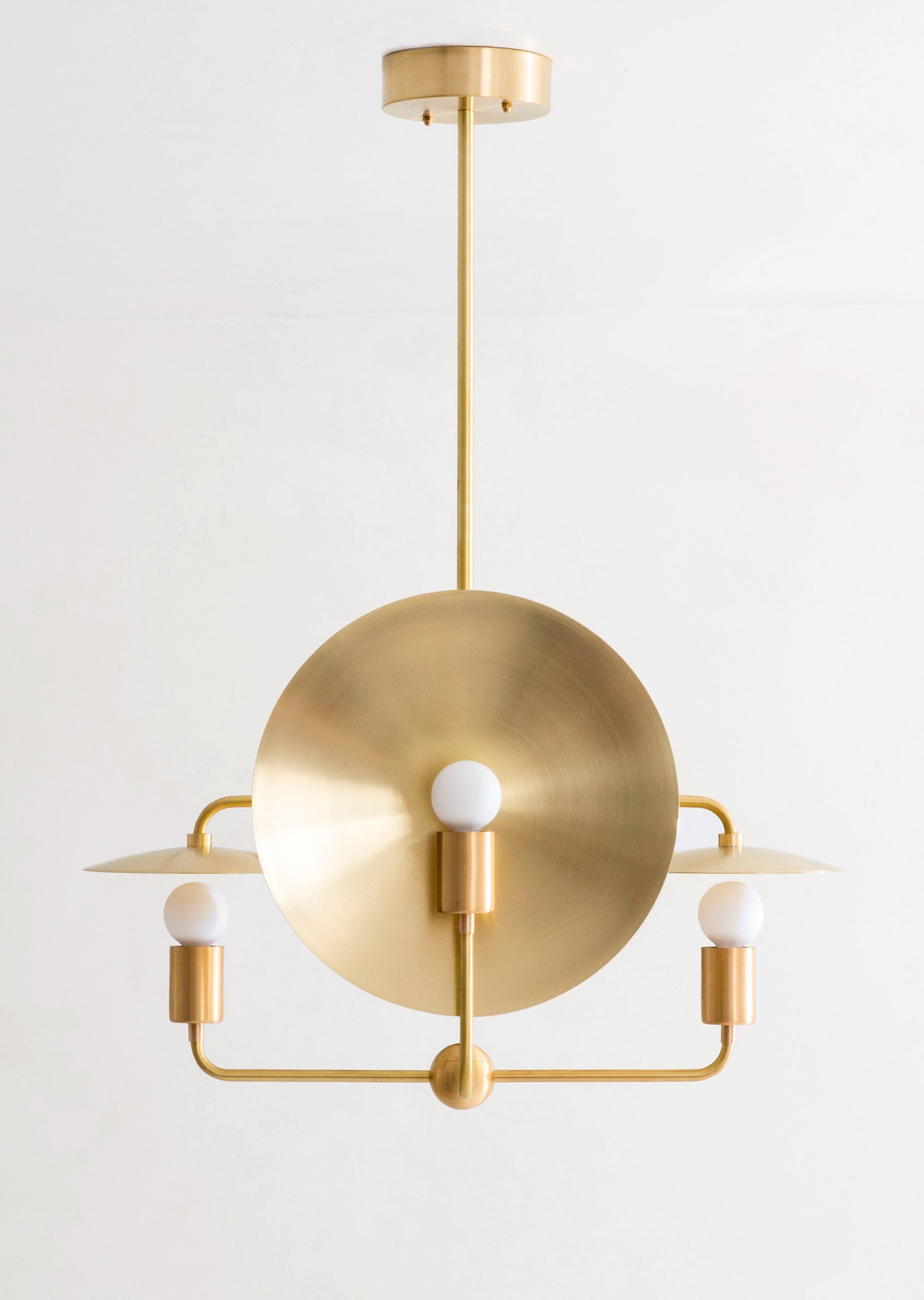 Orbit Chandelier - Hewn Brass