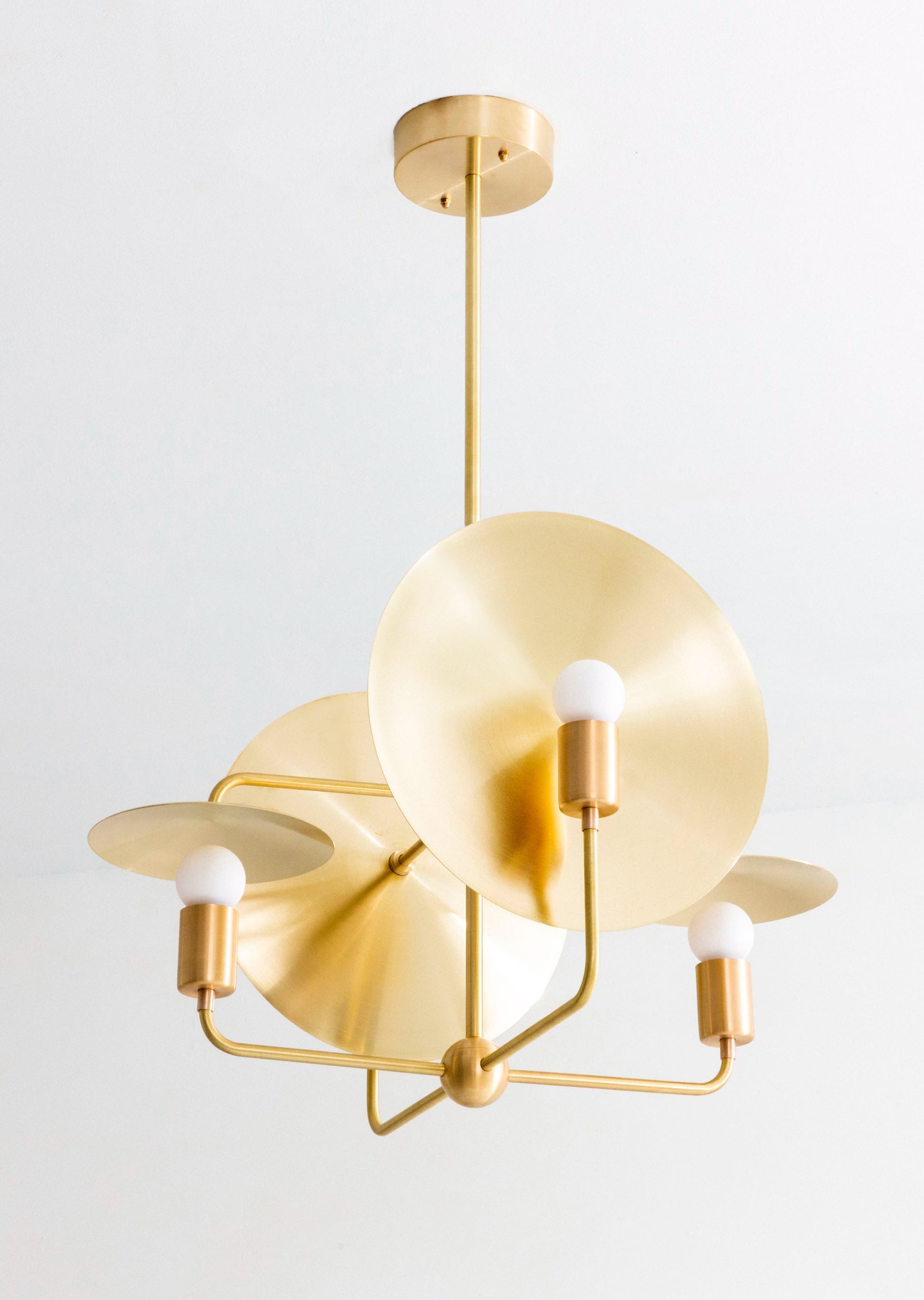 Orbit Chandelier - Hewn Brass
